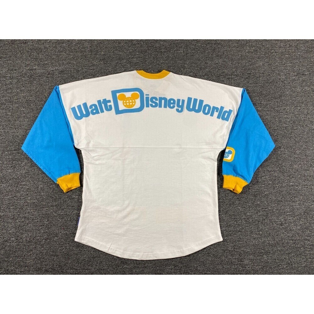 Spirit Jersey Disney World Castle Small Blue Yellow Adult Mens Womens Small